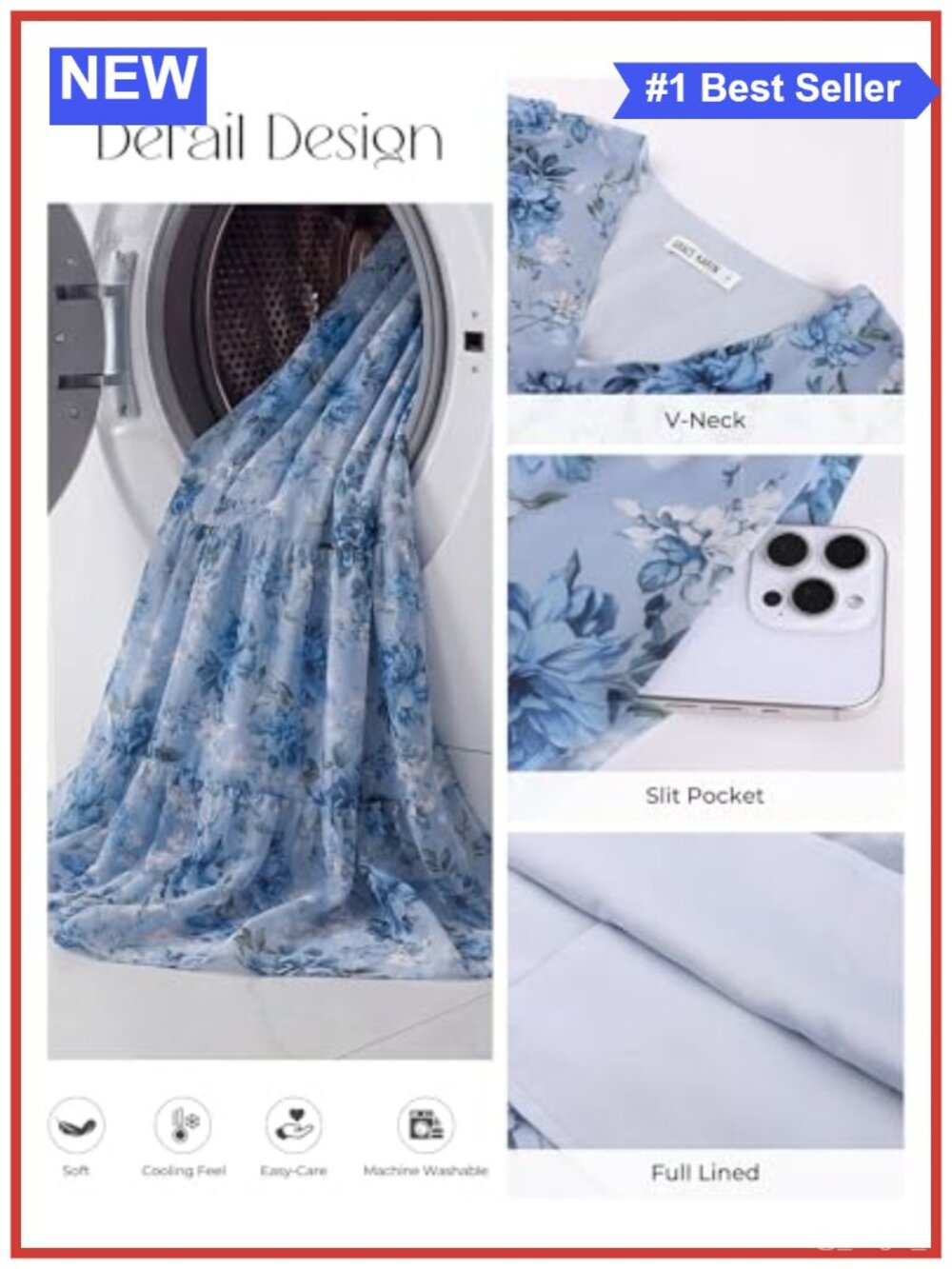Womens Chiffon V Neck A Line Maxi Dress Short Sleeve Wedding Guest - Picture 3 of 6
